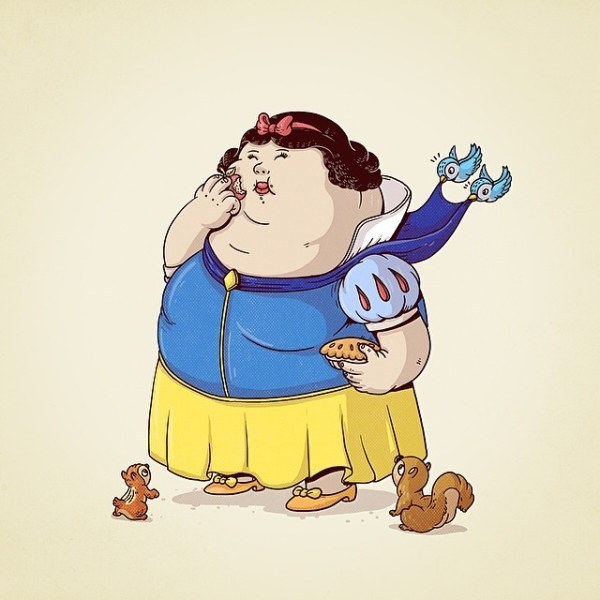 趣味漫画：不能再这样胖下去了！| jiaren.org