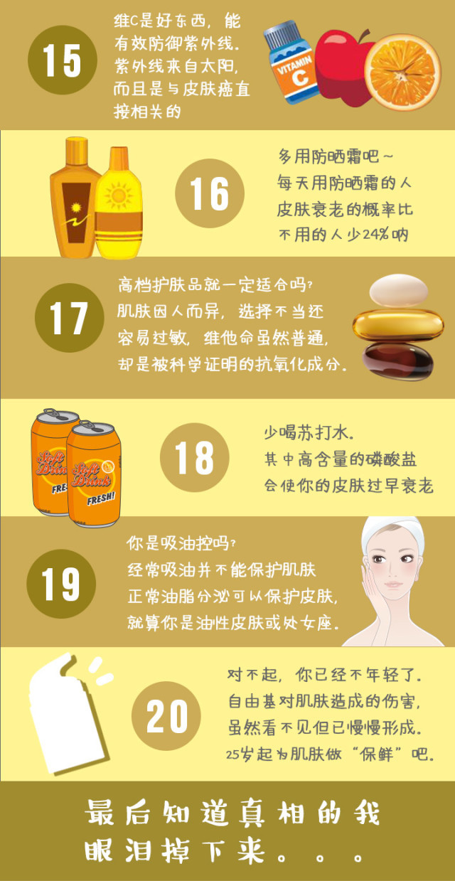 20个皮肤衰老的惊人事实，你造吗？| jiaren.org