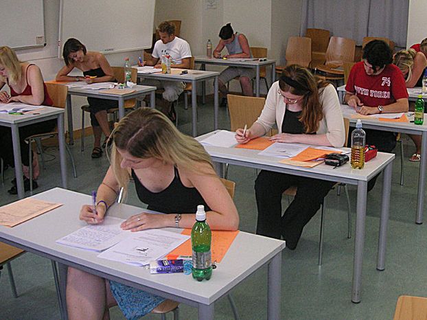 exams tests students revising