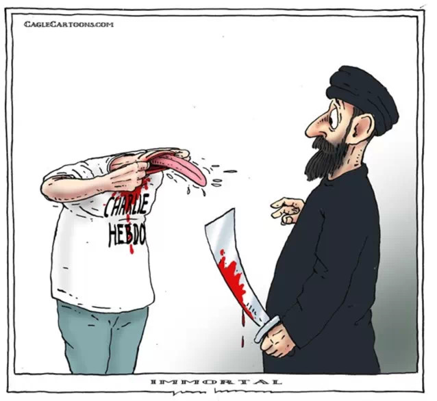 《查理周刊》：用漫画来回应这场恐怖袭击| jiaren.org