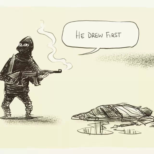《查理周刊》：用漫画来回应这场恐怖袭击| jiaren.org