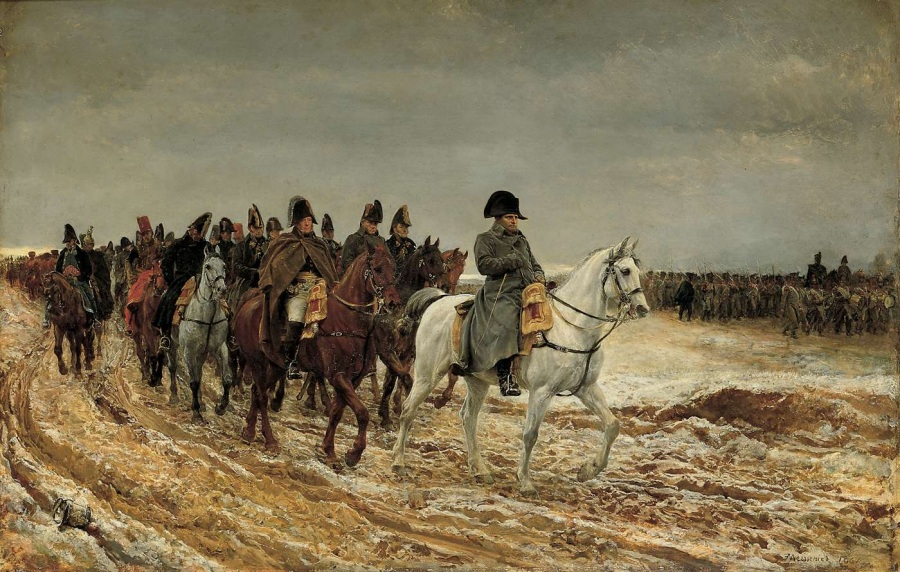 《1814年出征法国》，欧内斯特·梅索尼埃