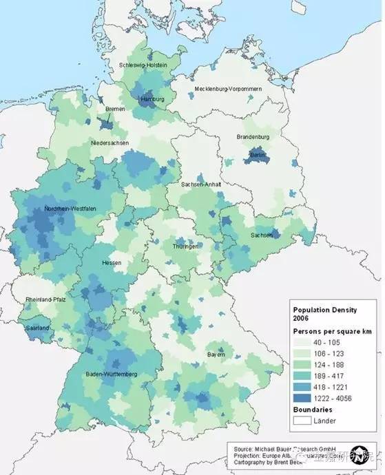 德国城市人口排名_德国的 北上广 ,排名前三的城市人口加起来不足700万