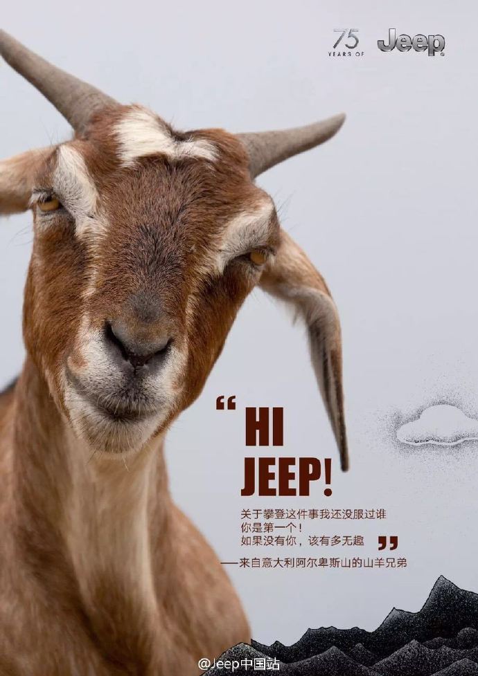Jeep 75周年生日之际，世界各地的动物们竟然发来了贺电……