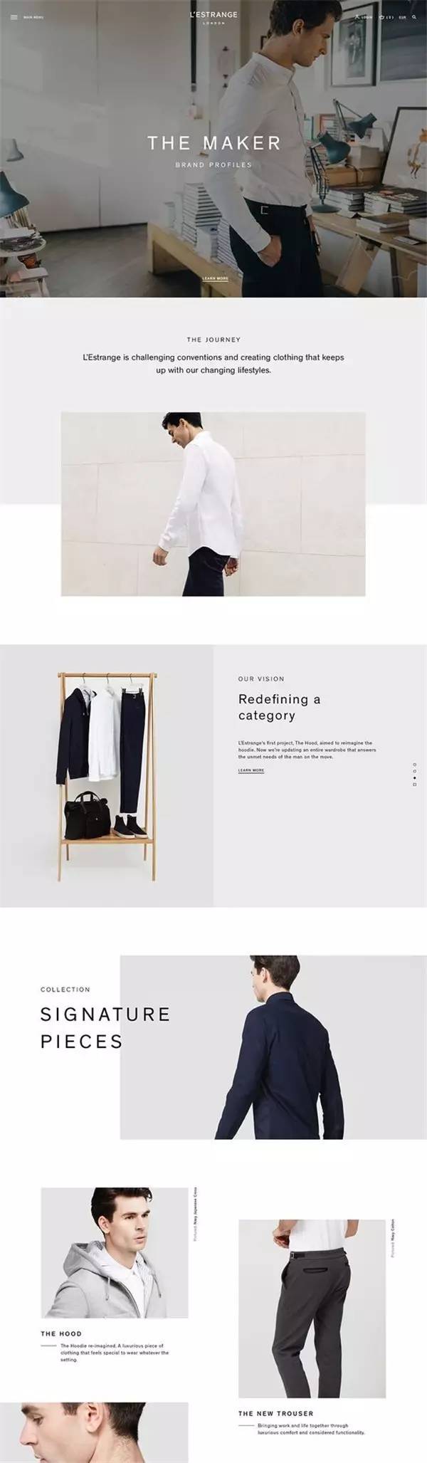 20+款高逼格服装页面排版设计，让受众从此处迷上你的产品！