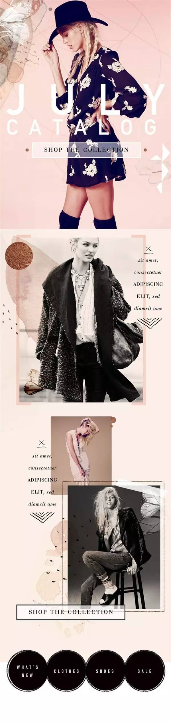 20+款高逼格服装页面排版设计，让受众从此处迷上你的产品！