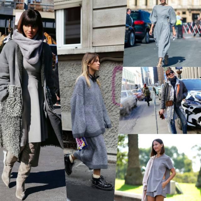 灰色的时尚穿搭法