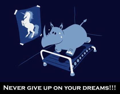 不要轻易放弃你的梦想